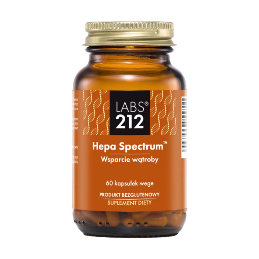 Labs212 Hepa Spectrum - Wsparcie wątroby Suplement diety 60 kaps. - suplement