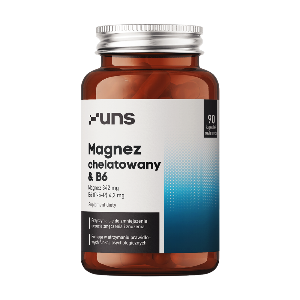 UNS Magnez chelatowany & B6 90 k.