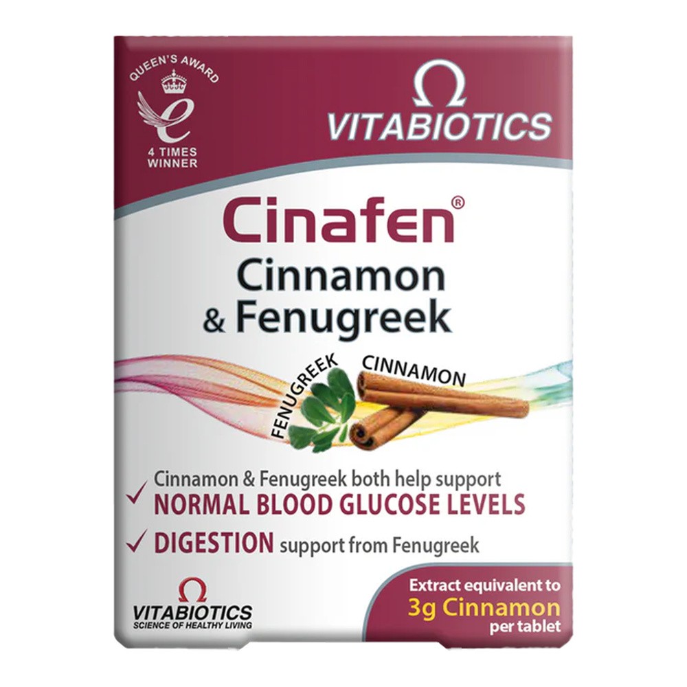 Vitabiotics Cinafen Cinnamon & Fenugreek Cynamon z Kozieradką