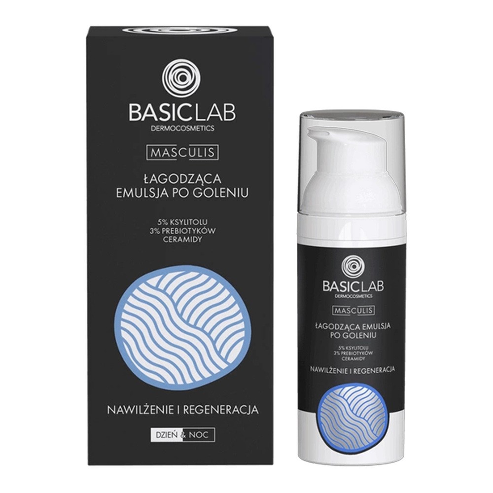 BasicLab Masculis Łagodząca Emulsja po Goleniu dla Mężczyzn 50ml