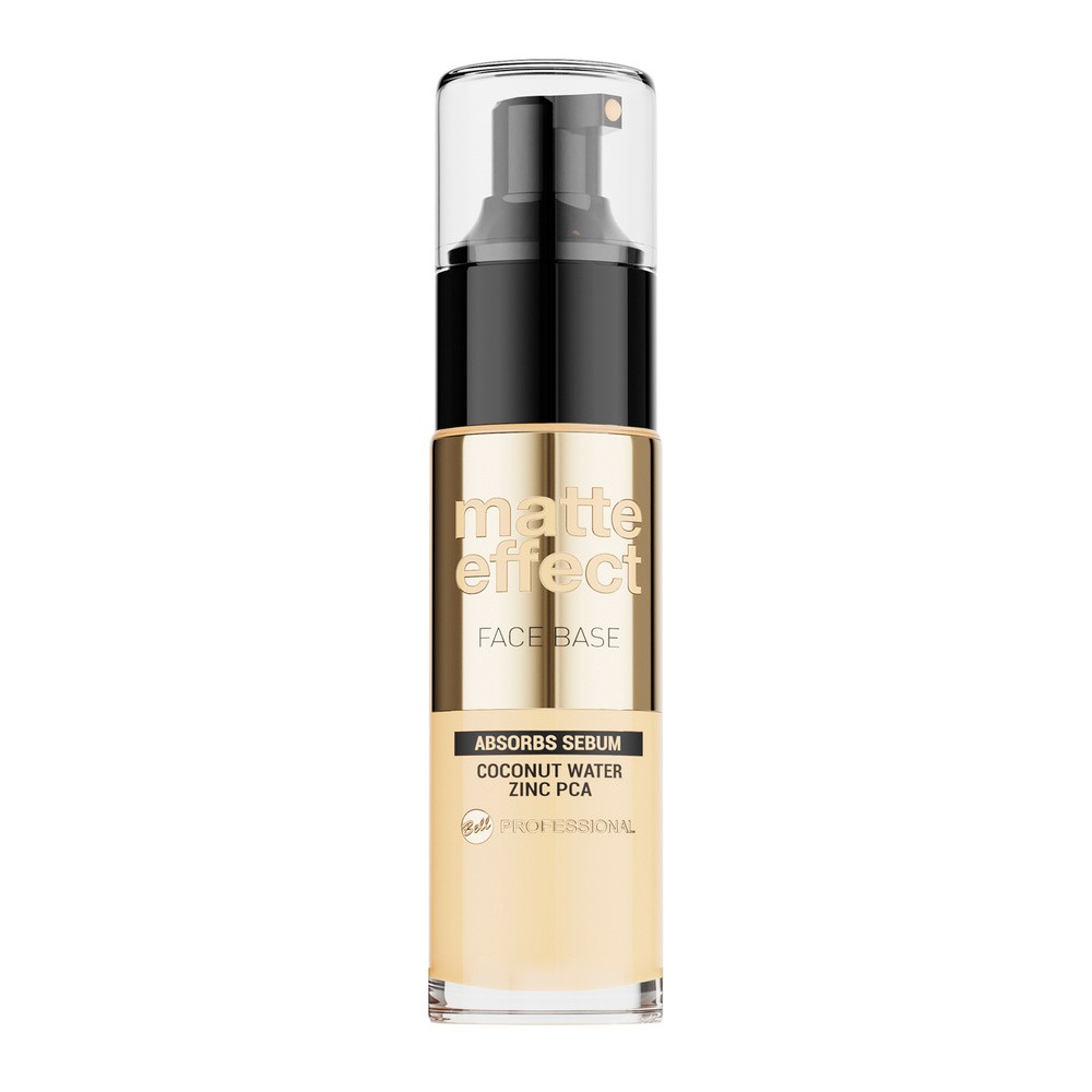 Bell Professional Matte Effect matująca baza pod makijaż z pigmentem 30g
