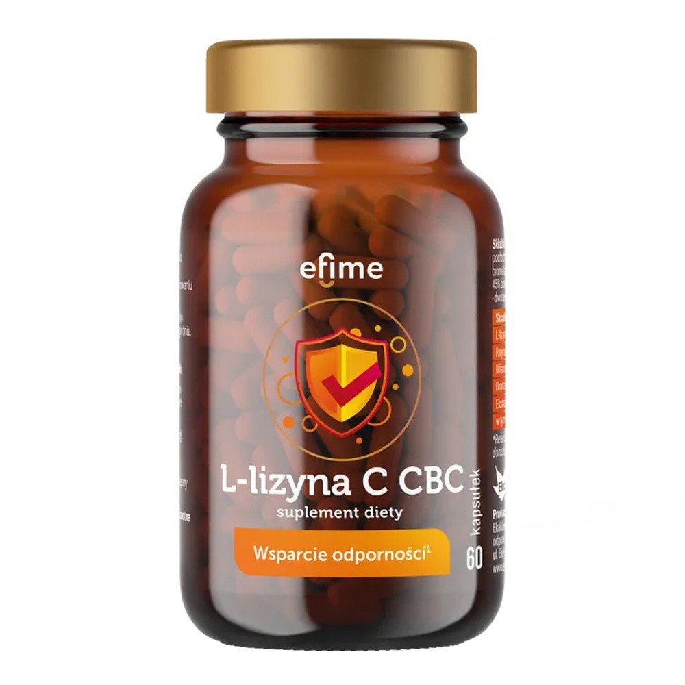 Efime L-Lizyna C CBC, kapsułki, 60 szt.