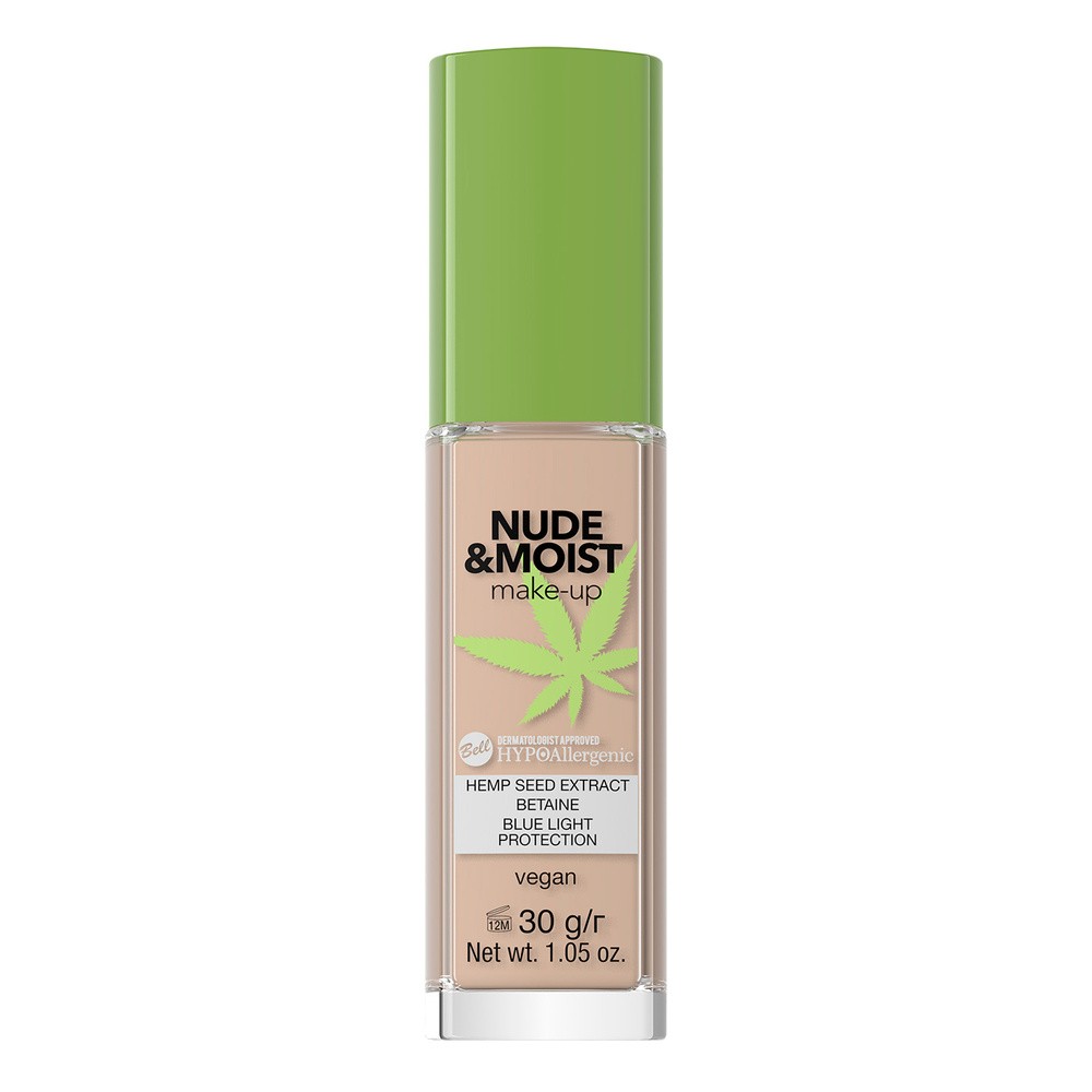 Bell Hypoallergenic Nude & Moist Podkład do twarzy nawilżająco-odżywczy nr 04 30g SO_112309