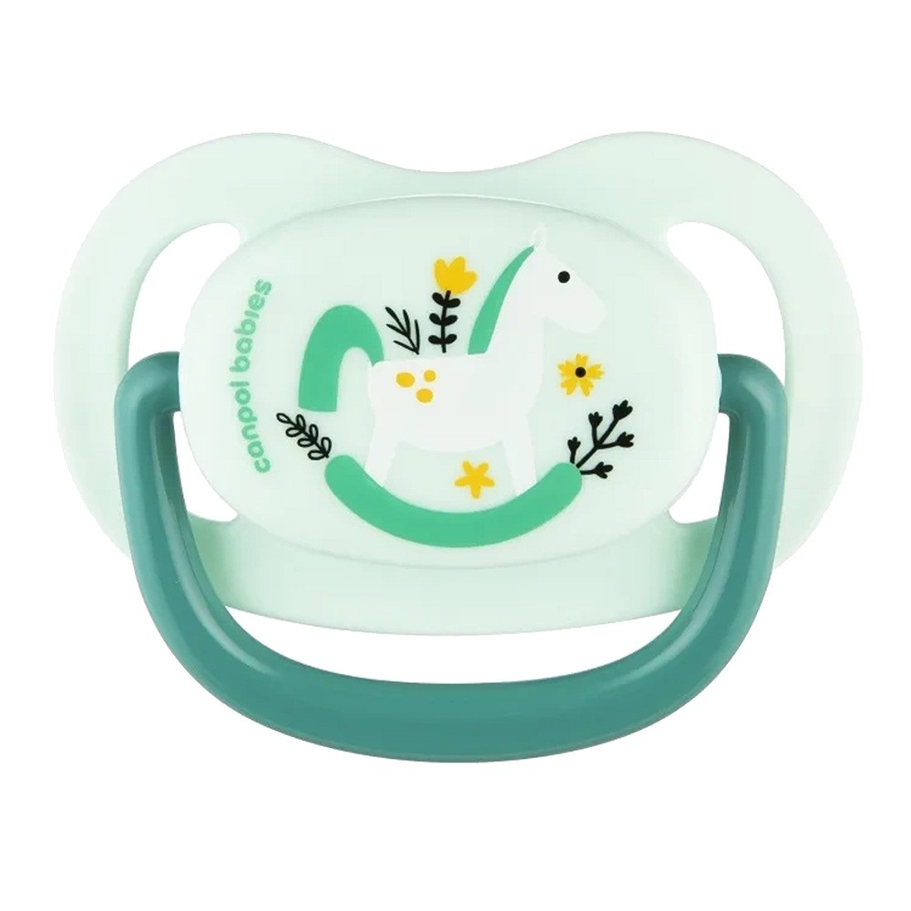 Smoczek CANPOL BABIES Toys 6-18 m Zielony