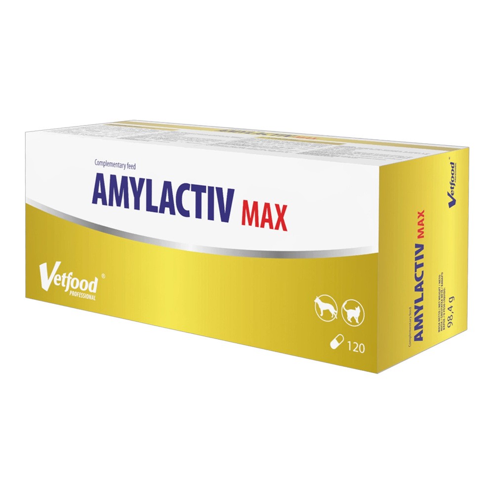 Vetfood Amylactiv MAX 120 kapsułek