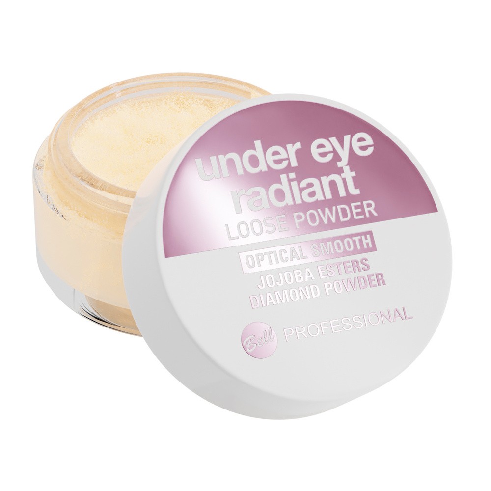 Bell Professional Under Eye Radiant wegański puder sypki pod oczy rozświetlający