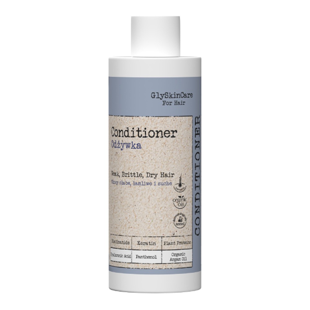 GlySkinCare for Body & Hair Odżywka do włosów słabych, łamliwych i suchych 200 ml