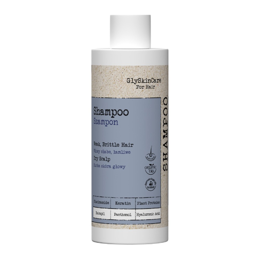 GlySkinCare for Body & Hair Szampon do włosów słabych, łamliwych i suchych 200 ml