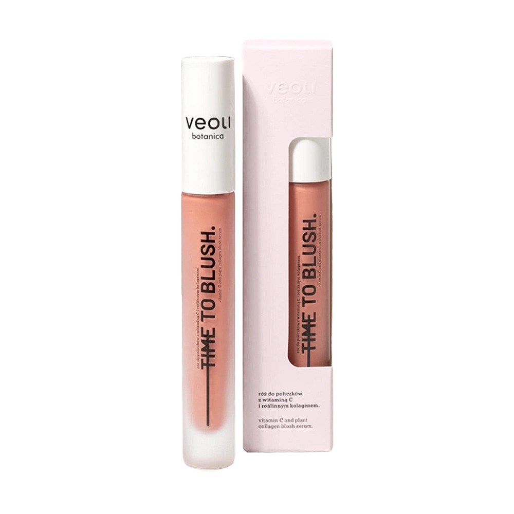 Veoli Botanica Time To Blush Róż do policzków z witaminą C i roślinnym kolagenem 10ml