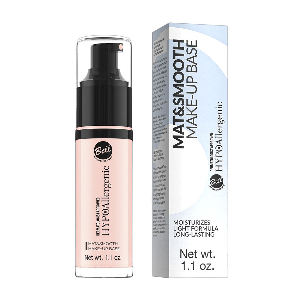 Bell Hypoallergenic, baza pod makijaż matująco-wygładzająca, 30 g