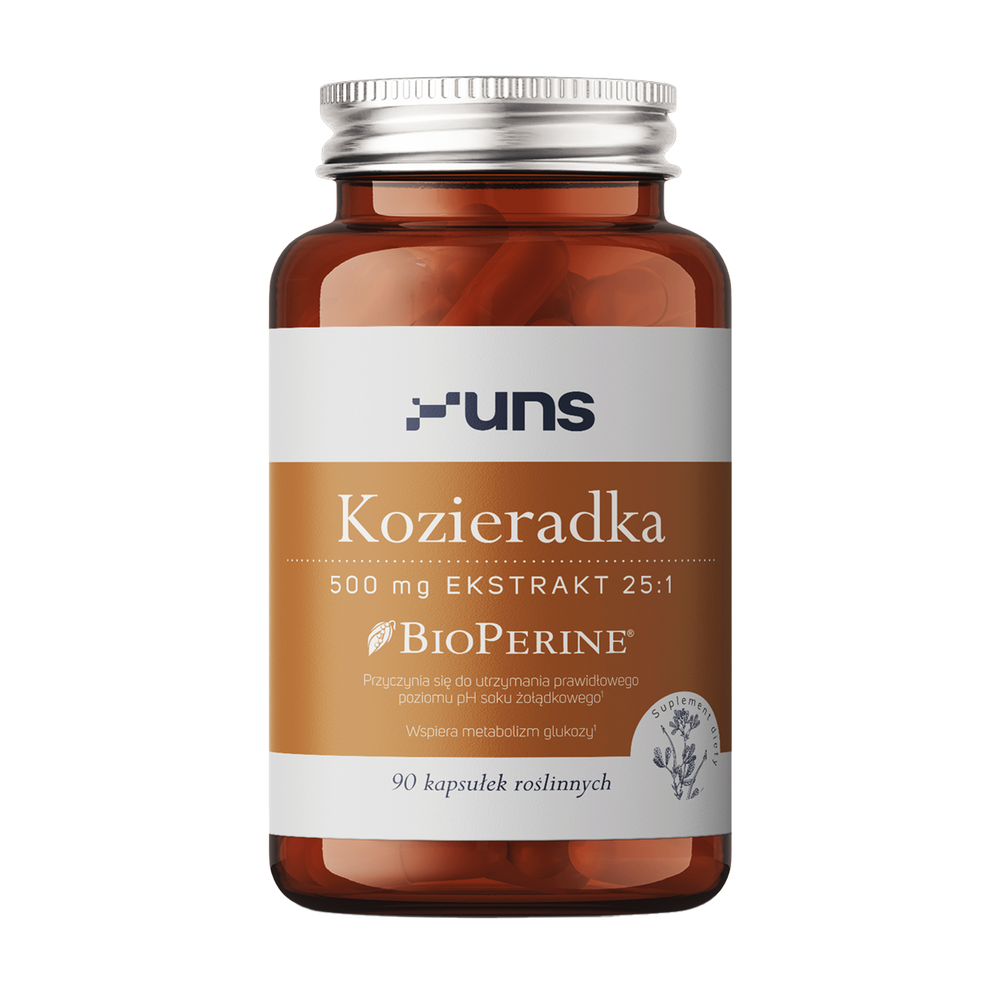 UNS Kozieradka 500mg Ekstrakt 25:1 90vegcaps