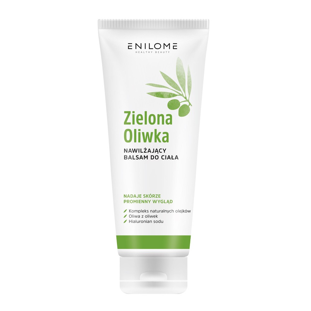 Enilome Healthy Beauty Zielona Oliwka, nawilżający balsam do ciała, 250 ml
