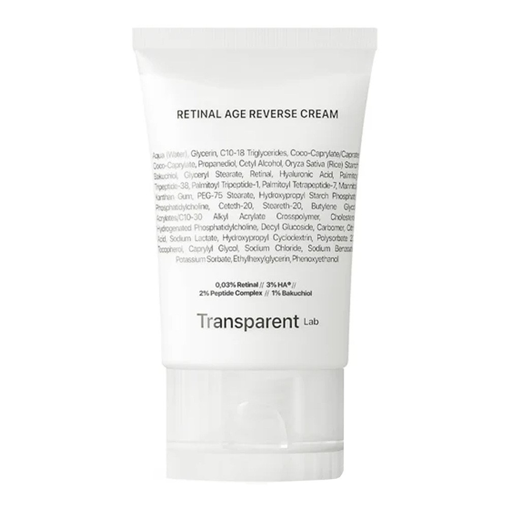 Transparent Lab Retinal Age Reverse Cream Przeciwstarzeniowy Krem z Retinalem (0,03%) 50 ml