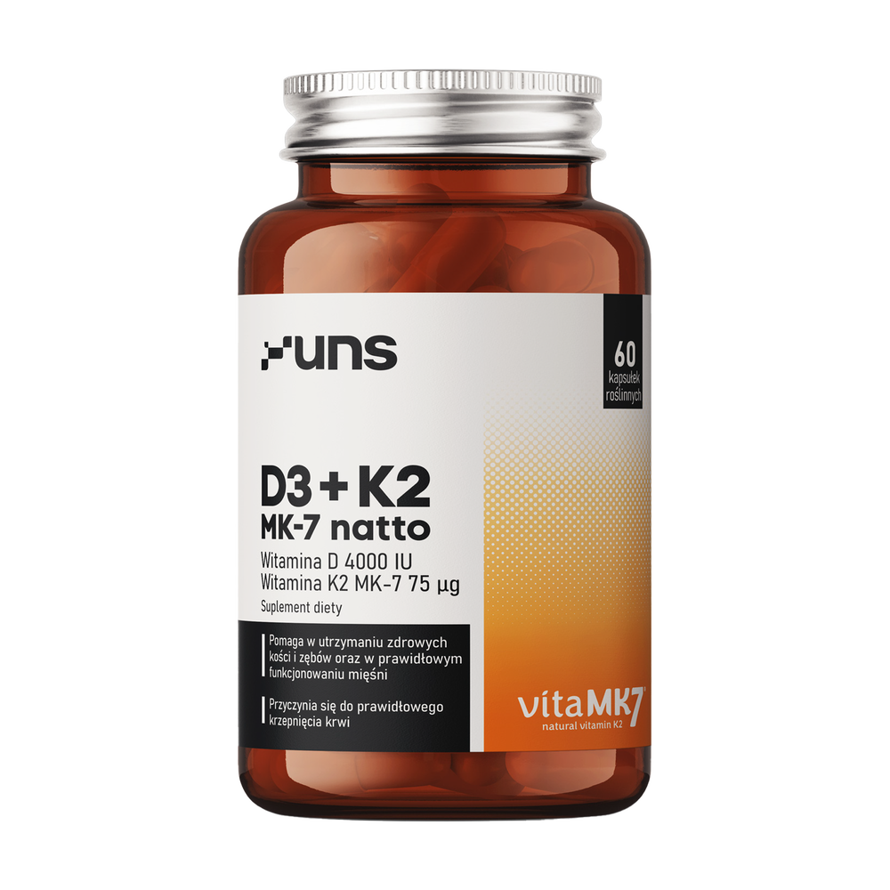 UNS D3+K2 Mk-7 Natto 60vegcaps