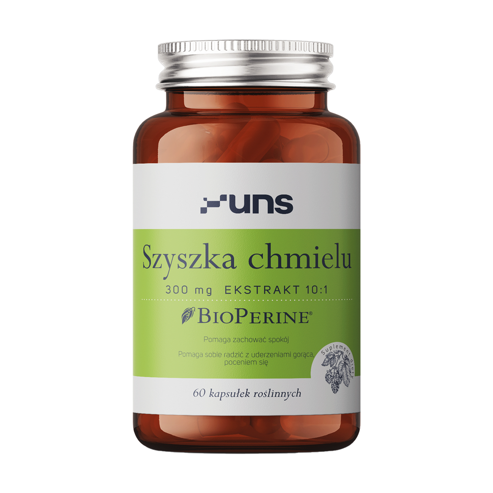 UNS Szyszka Chmielu 300mg Ekstrakt 10:1 60vegcaps