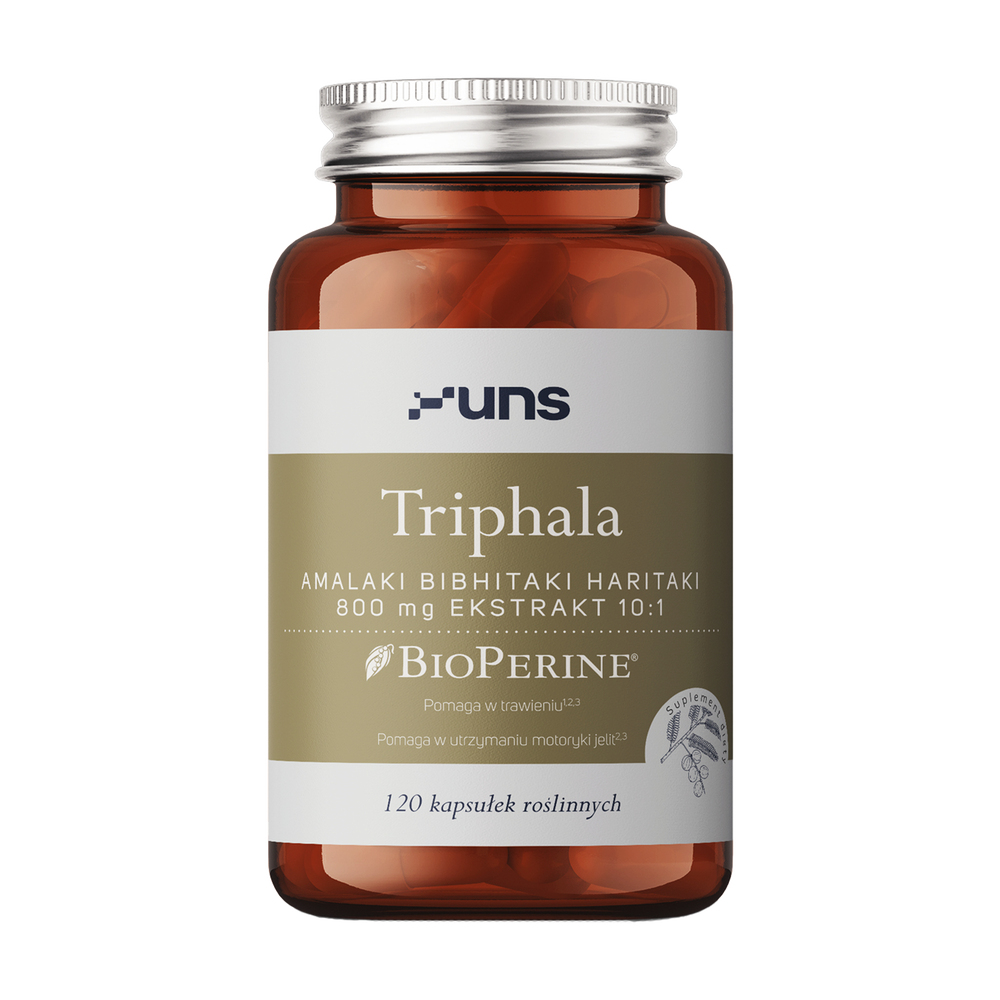 UNS Triphala 800mg Ekstrakt 3:1 120vegcaps