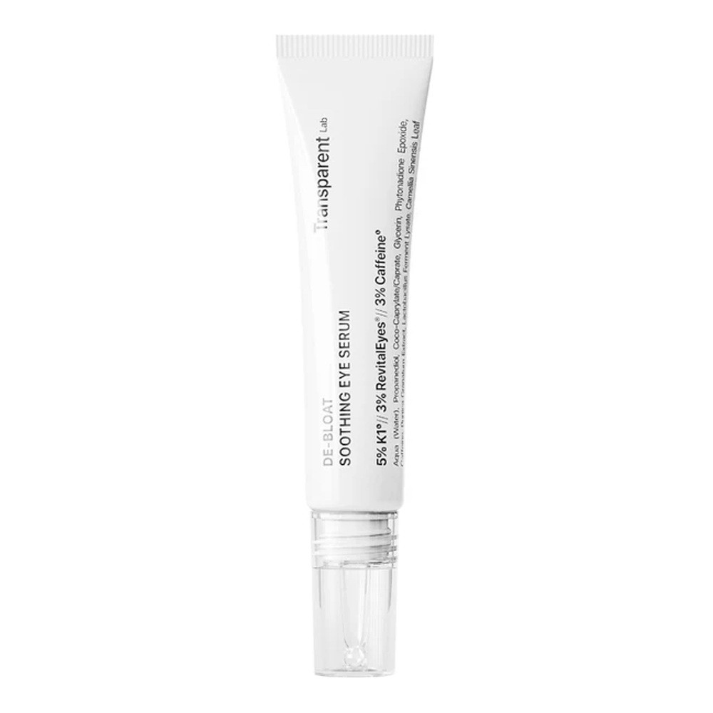 Transparent Lab De-Bloat Soothing Eye Serum- Kojące Serum Pod Oczy z Kofeiną 15ml