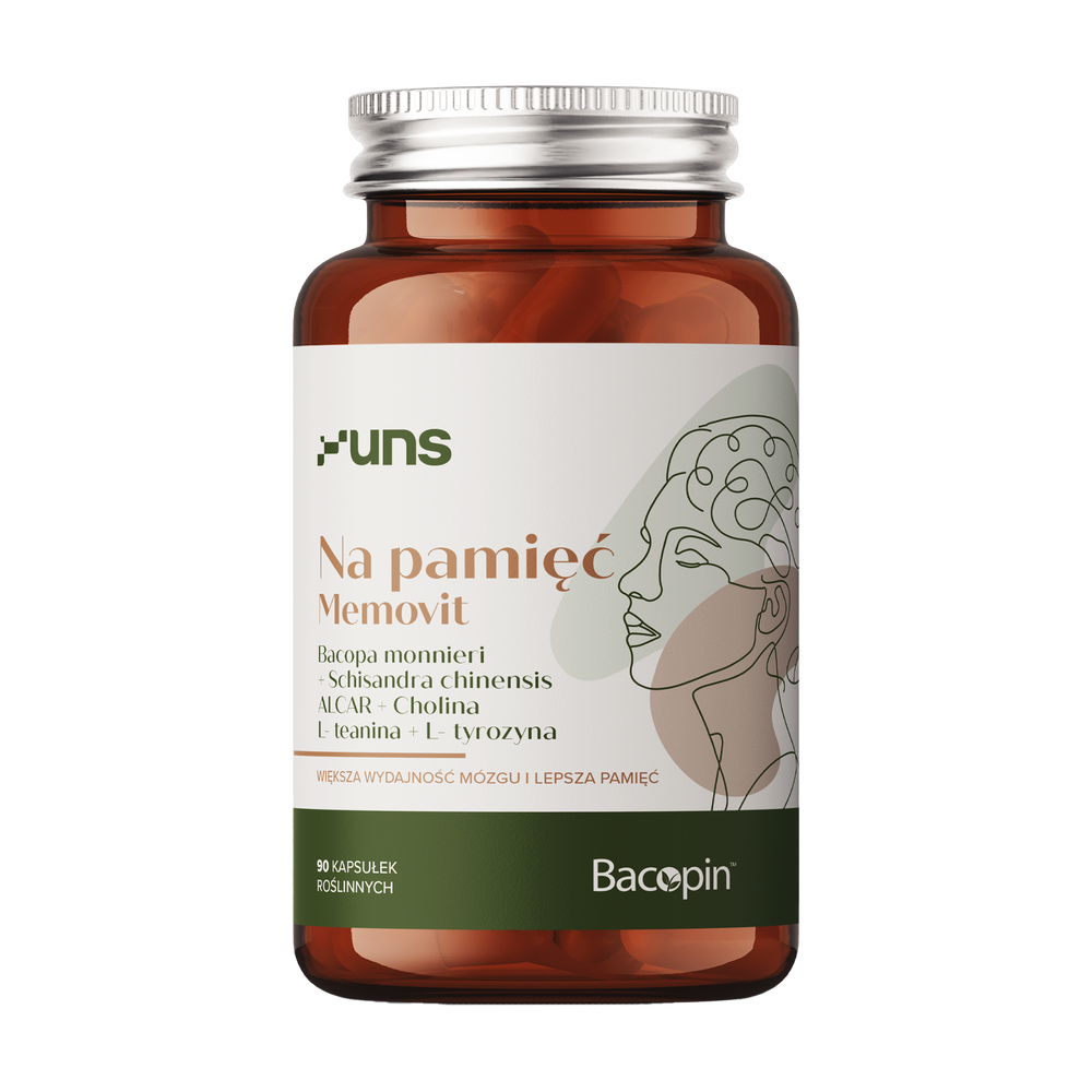 UNS NA PAMIĘĆ MEMOVIT 90 vege kaps. 5904238960516