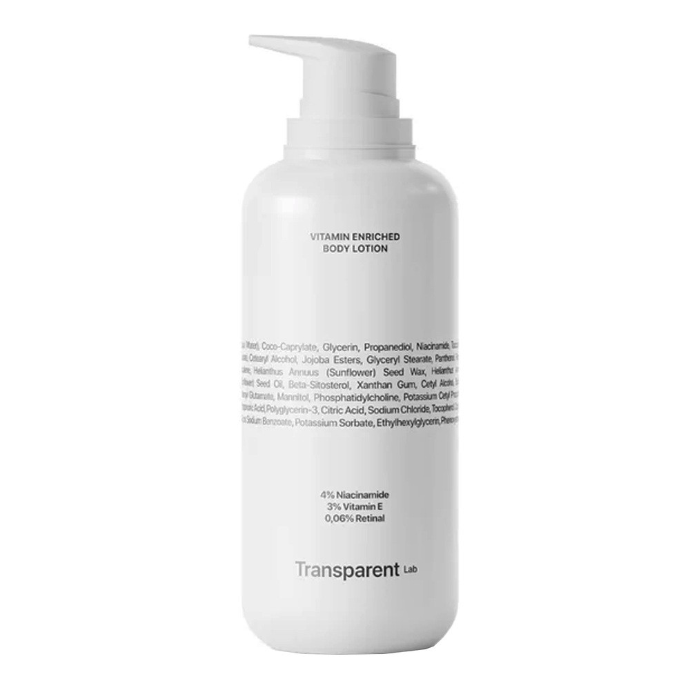 Transparent Lab Vitamin Enriched Body Lotion Kuracja do ciała z retinalem 0,06%