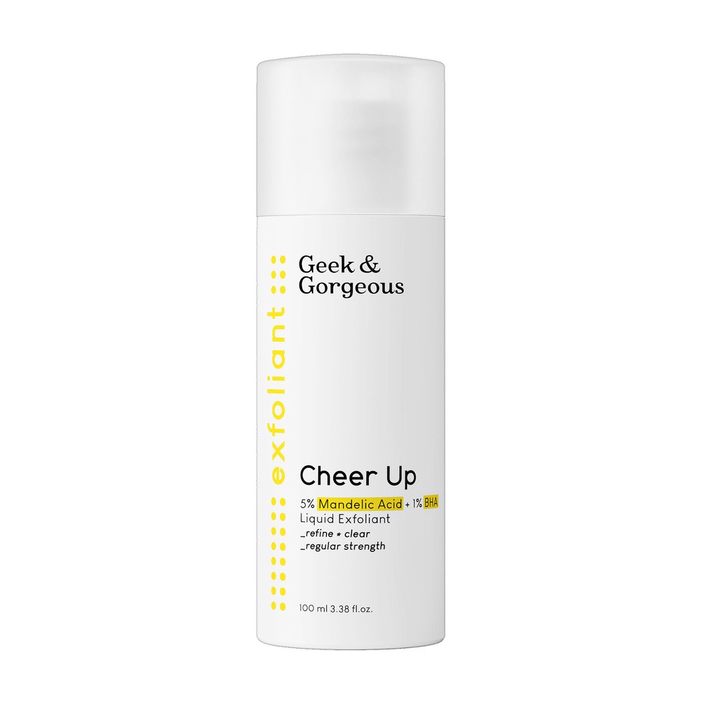 Geek & gorgeous Geek & Gorgeous Cheer Up Tonik do Twarzy z Kwasem Migdałowym + BHA 100ml GEEK-0018