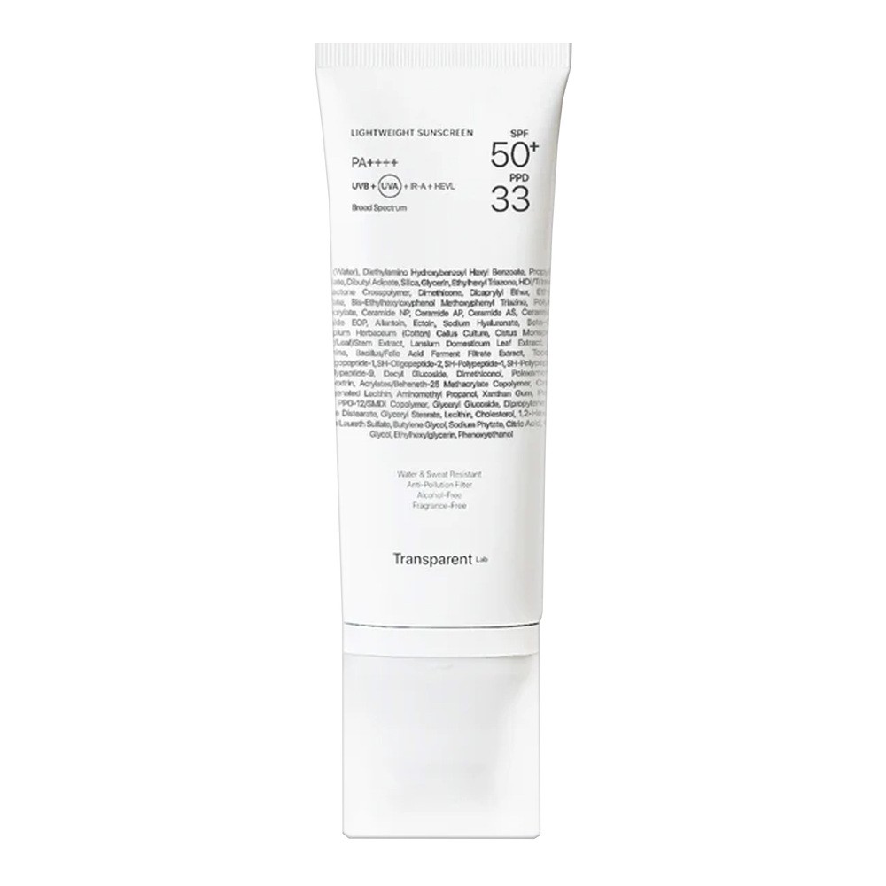 Transparent Lab SPF50+ - Lekki krem przeciwsłoneczny 100ml
