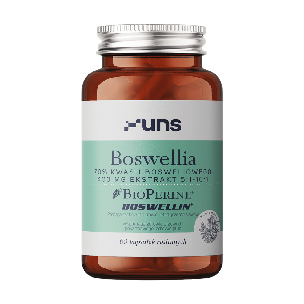 UNS Boswellia 500mg Ekstrakt 5:1-10:1 60vegcaps