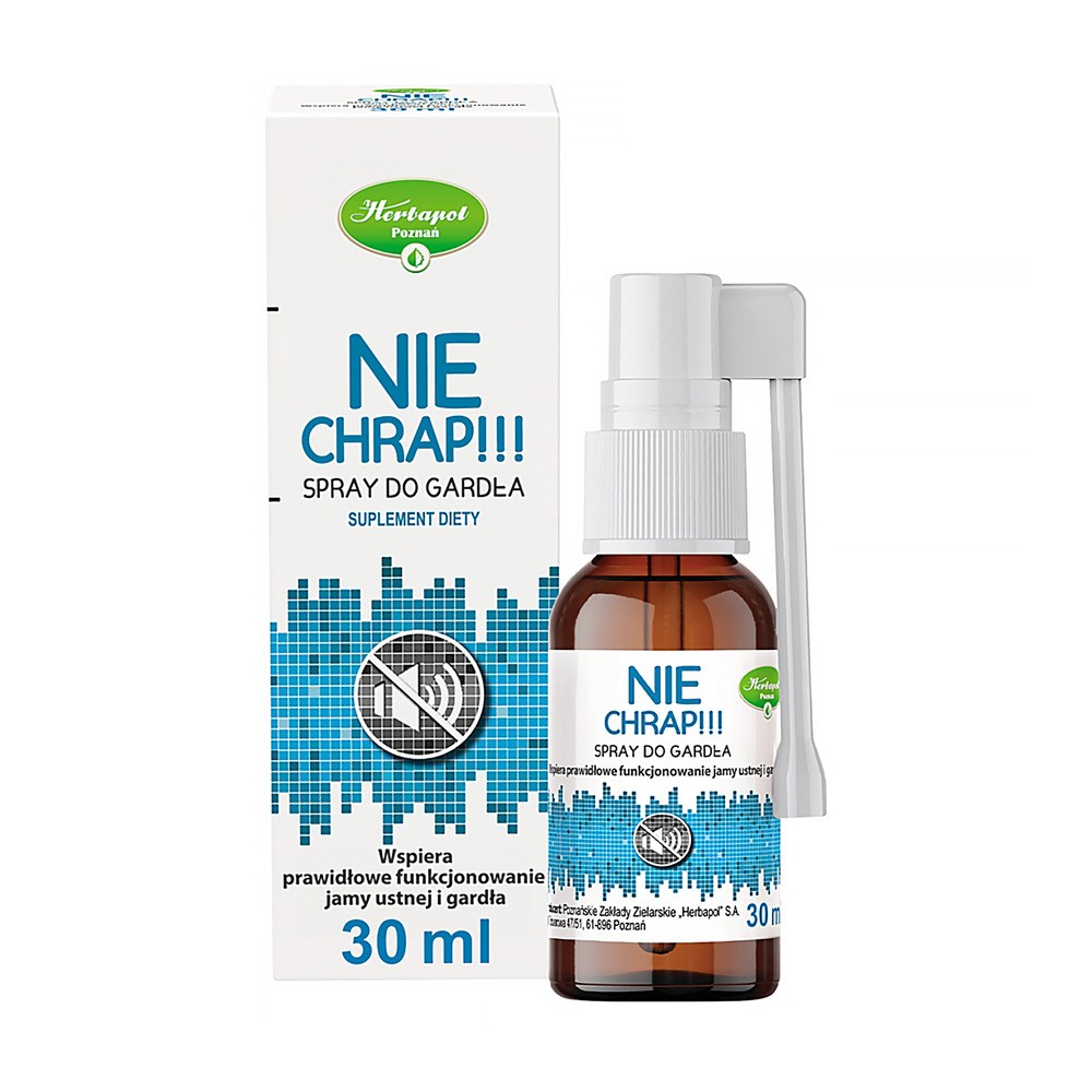Nie Chrap!!!, spray do gardła, 30 ml