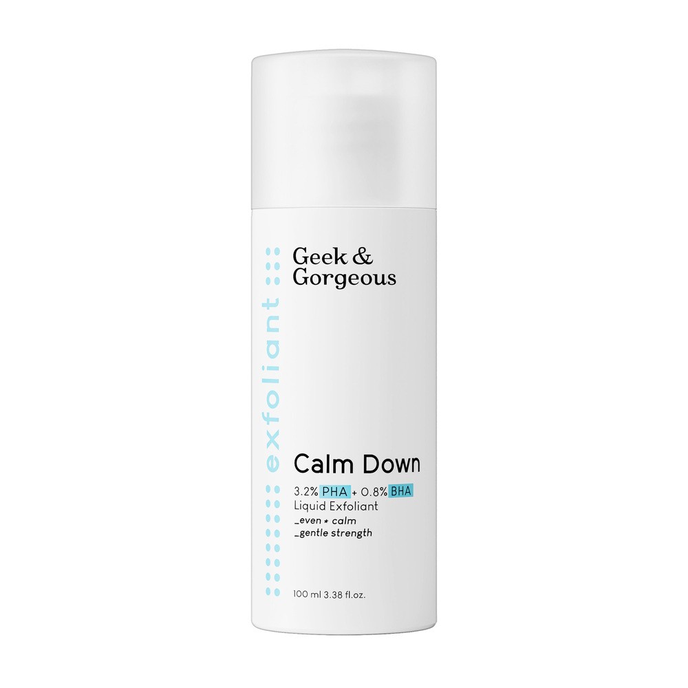 Geek & gorgeous Geek & Gorgeous Calm Down Tonik do Twarzy z Kwasami PHA + BHA 100ml GEEK-0001
