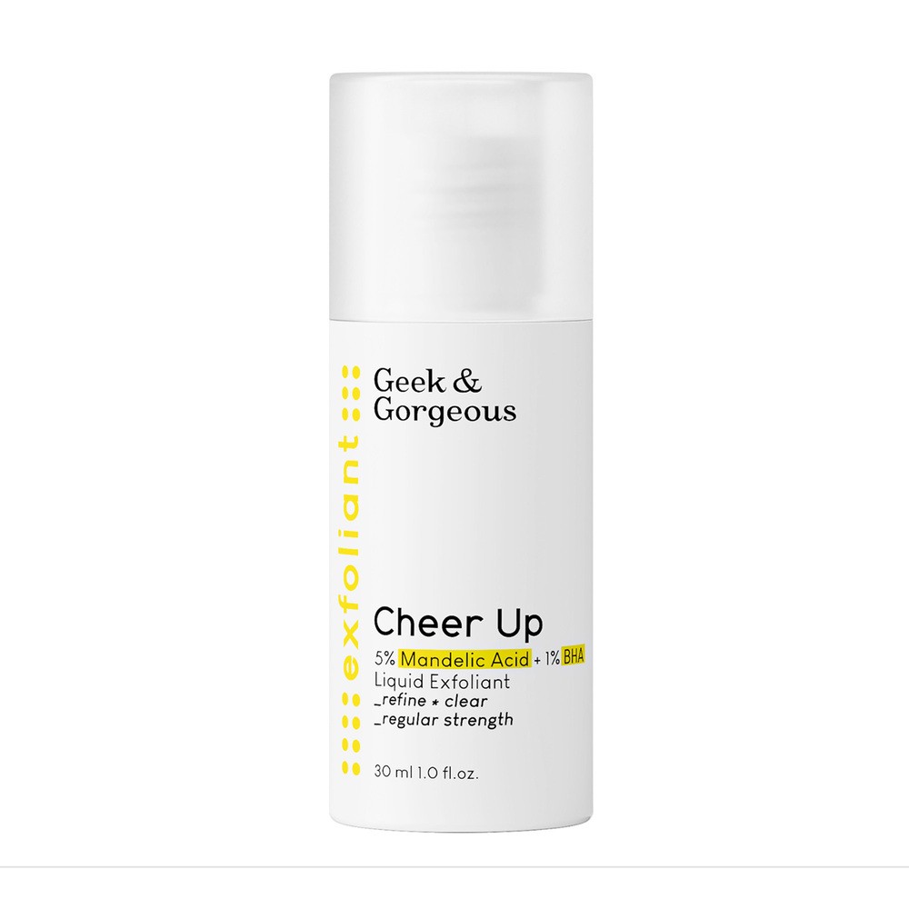 Geek & gorgeous Geek & Gorgeous Cheer Up Tonik do Twarzy z Kwasem Migdałowym + BHA 30ml GEEK-0049