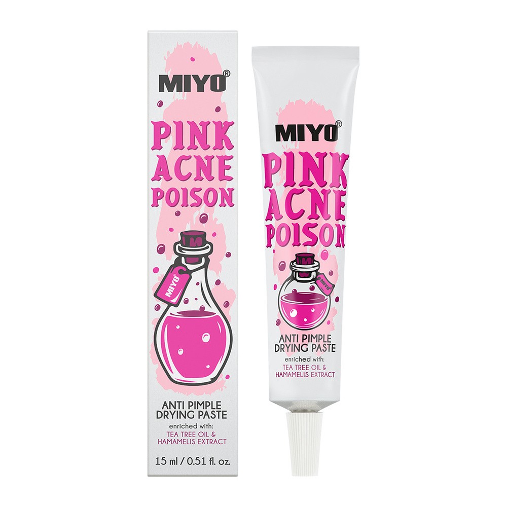 Miyo MIYO PINK ACNE POISON PASTA NA NIEDOSKONAŁOŚCI 15ML 5907510305609