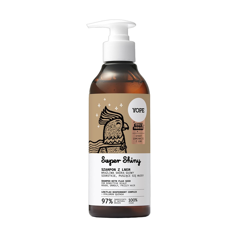 Yope Daily Heroes Super Shiny szampon do puszących się włosów 300ml