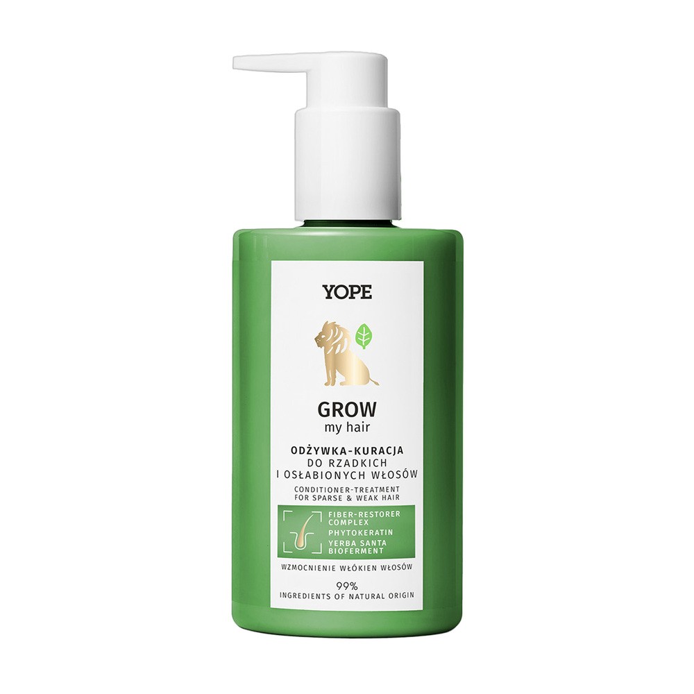 Yope Grow My Hair odżywka kuracja wzmacniająca do włosów osłabionych i podatnych na łamanie 300ml