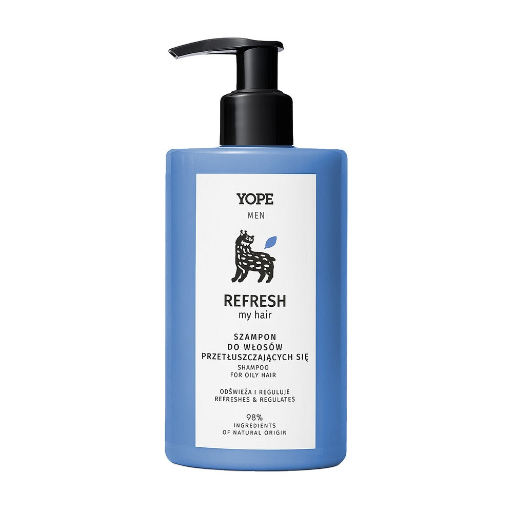 Yope Men Refresh My Hair Przetłuszczanie Szampon do włosów