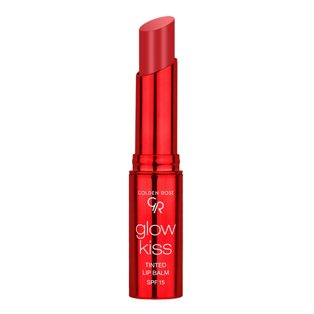 Golden Rose Glow Kiss - Tinted Lip Balm - Koloryzujący balsam do ust z witaminą E - SPF 15 - 3 g - 05 - CHERRY JUICE