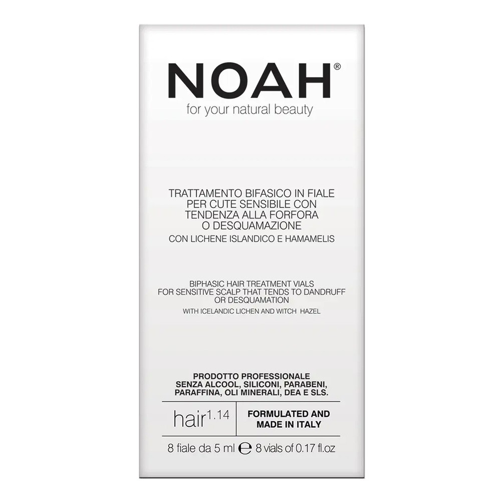 Noah Noah Pielęgnacja włosów BIFASIC HAIR TREATMENT VIALS FOR SENSITIVE SCALP THAT TENDS TO DANDRUFF 40 ml