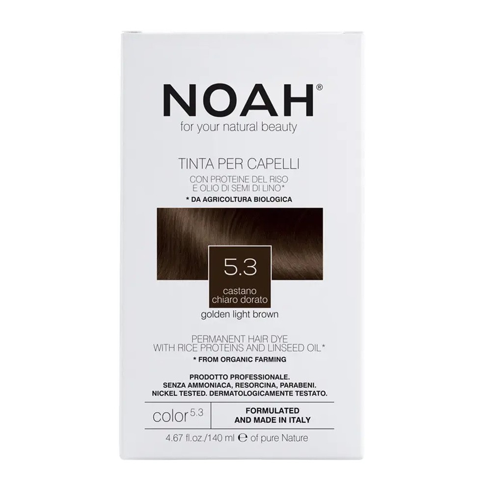 NOAH, farba do włosów, 5.3 Golden Light Brown, 140 ml