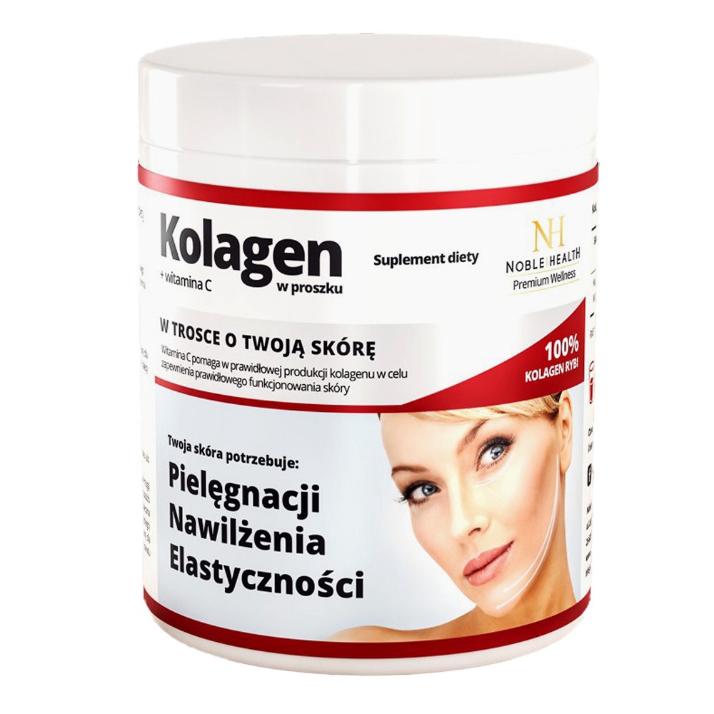 Noble Health Kolagen + Witamina C, 100 g