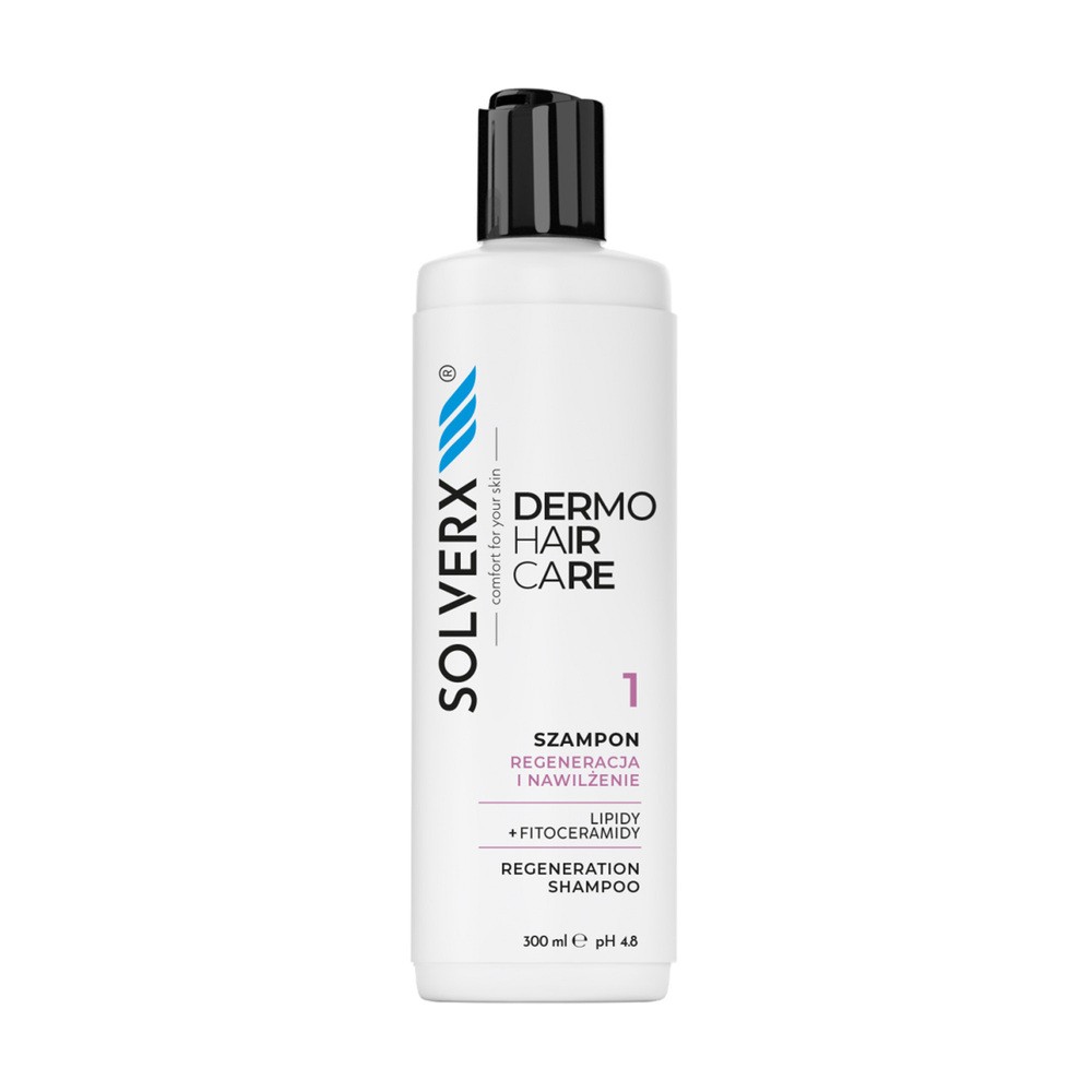 Solverx Dermo Hair Szampon regeneracja i nawilżenie