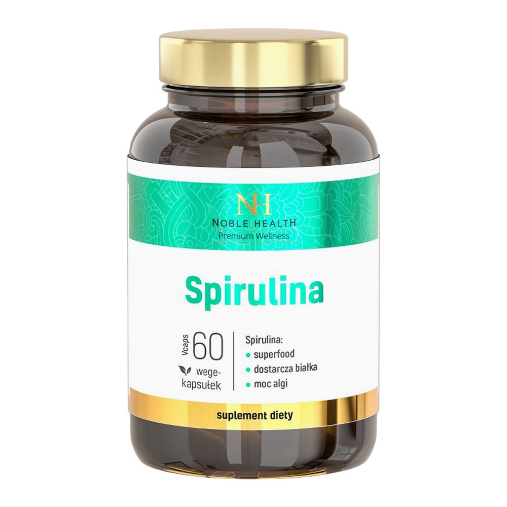 Noble Health Spirulina. kapsułki