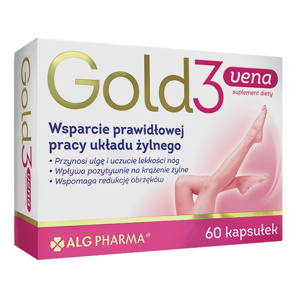 Gold3Vena Wyciąg z ruszczyka, 60 kapsułek