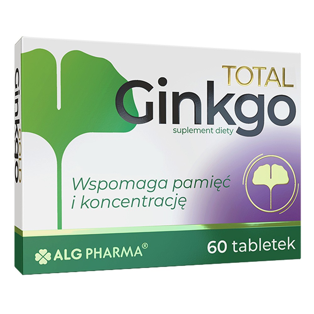 ALG PHARMA POLAND SP. Z O.O. SP.K. Ginkgo total, 60 tabletek 3643241