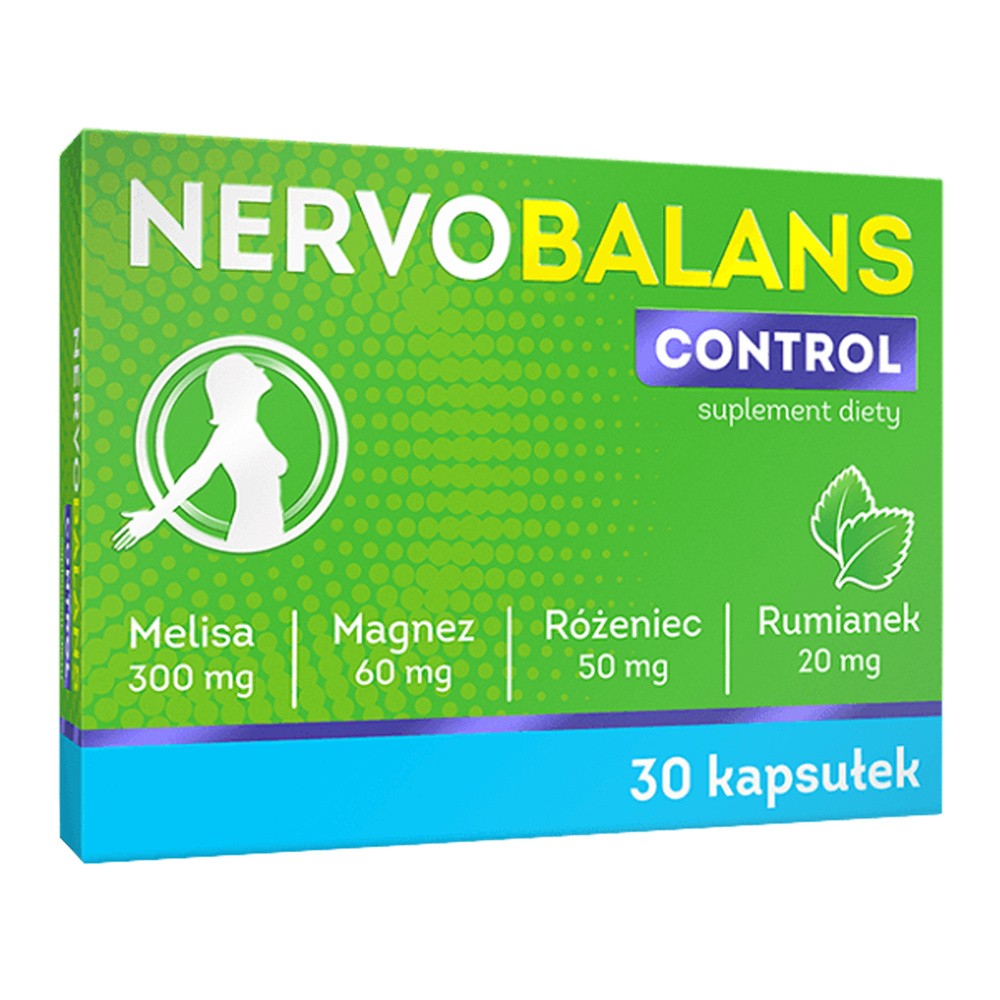 ALG PHARMA POLAND SP. Z O.O. SP.K. Nervobalans Control 30 kaps. 3235562