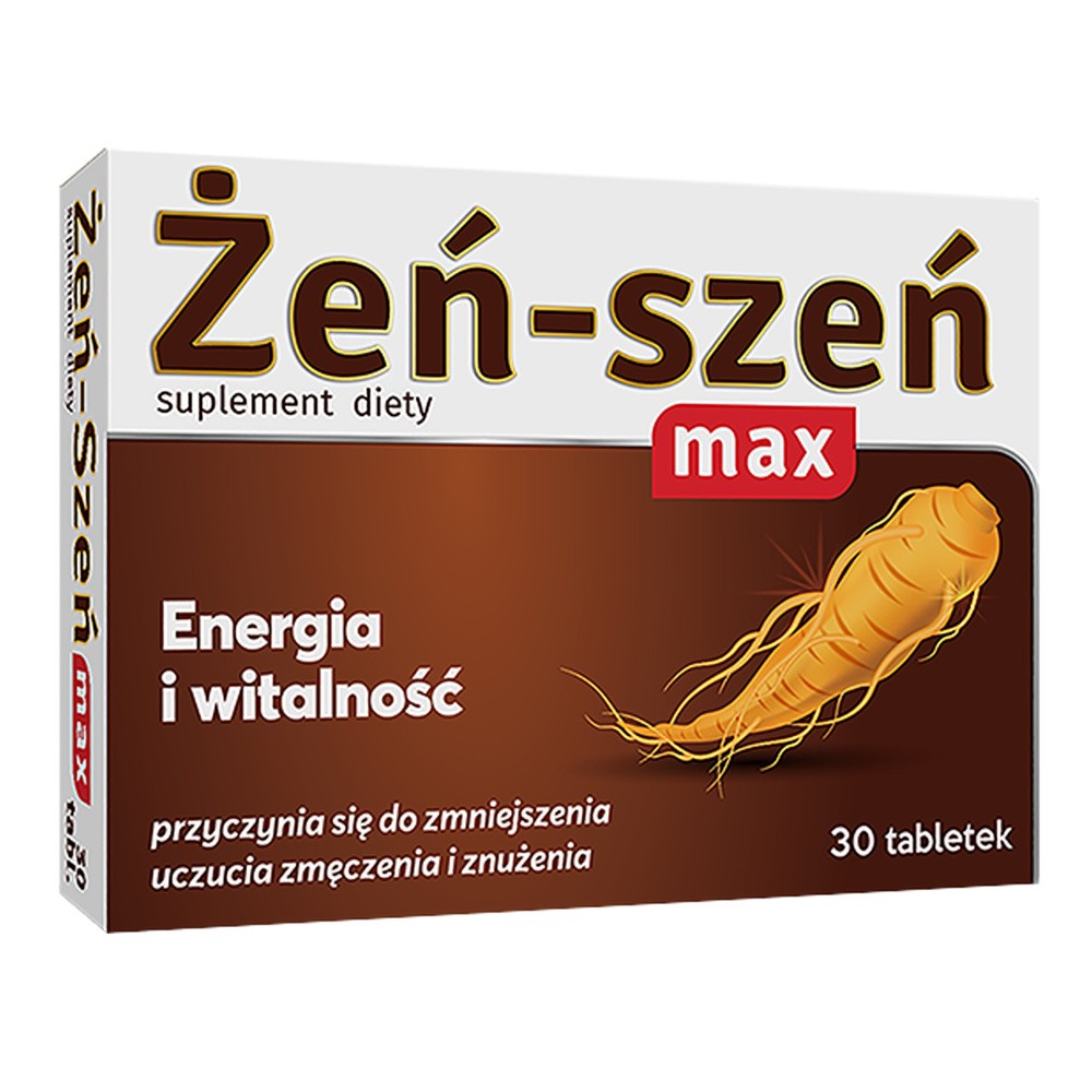 ALG PHARMA Żeń-szeń max, 30tabl.