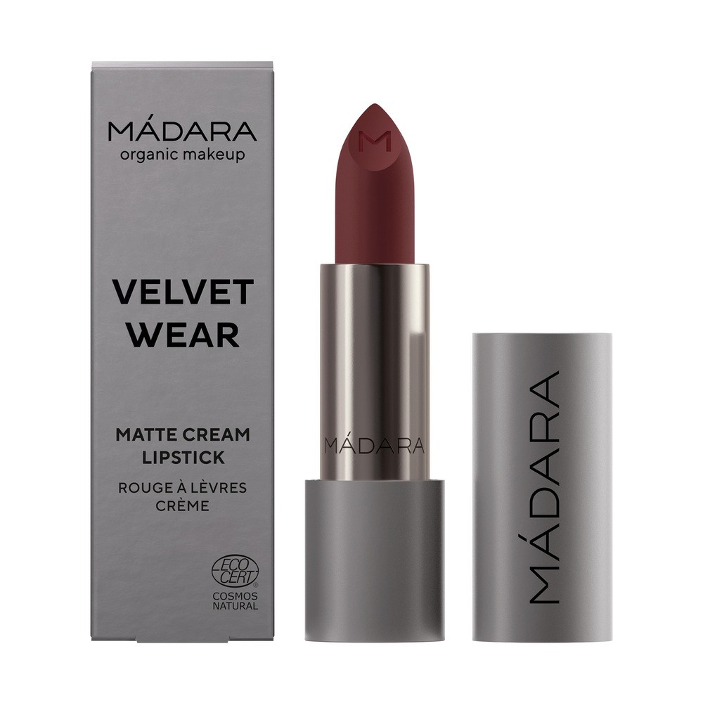 Madara Velvet Wear Matte Cream Lipstic 35 Kremowa pomadka matująca (kolor 35 Dark Nude) 3,8 g