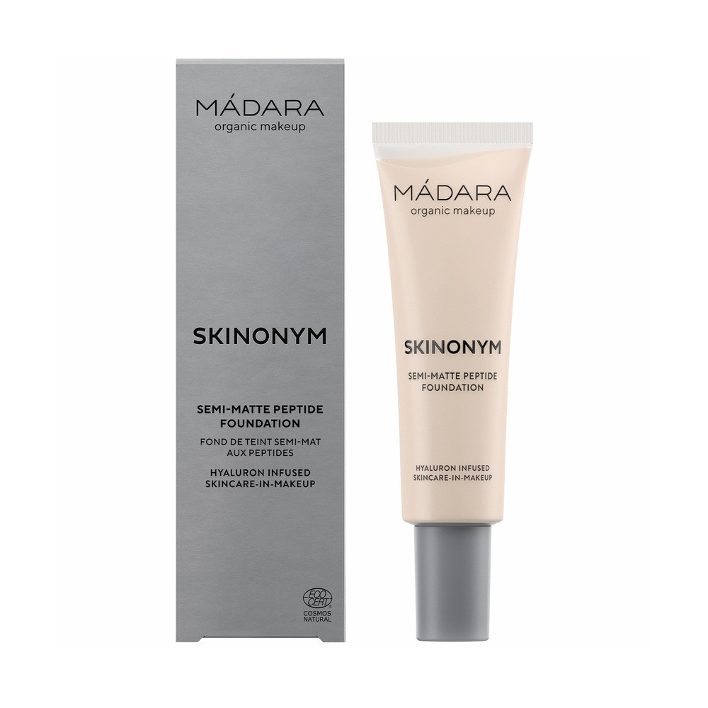 Madara Skinonym Półmatowy podkład peptydowy Podkłady 30 ml 10 - PORCELAIN