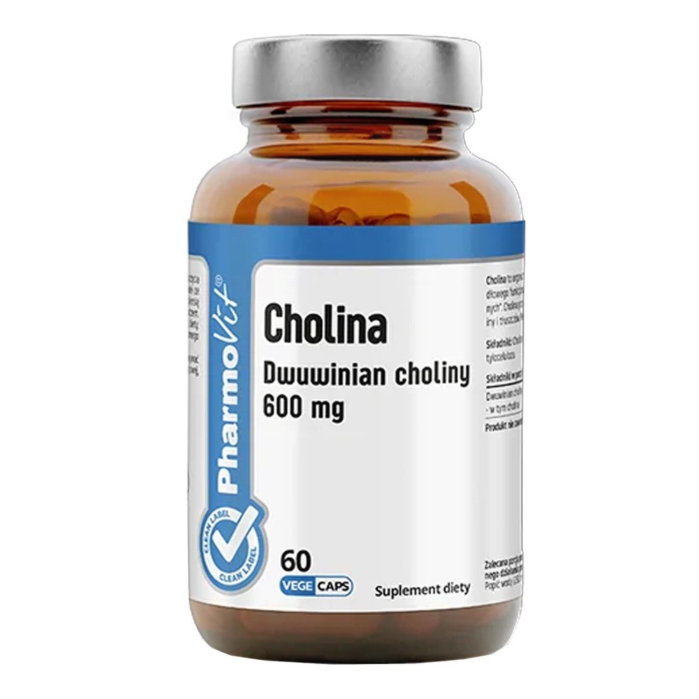 Pharmovit Cholina Dwuwinian choliny suplement diety 60 kaps.
