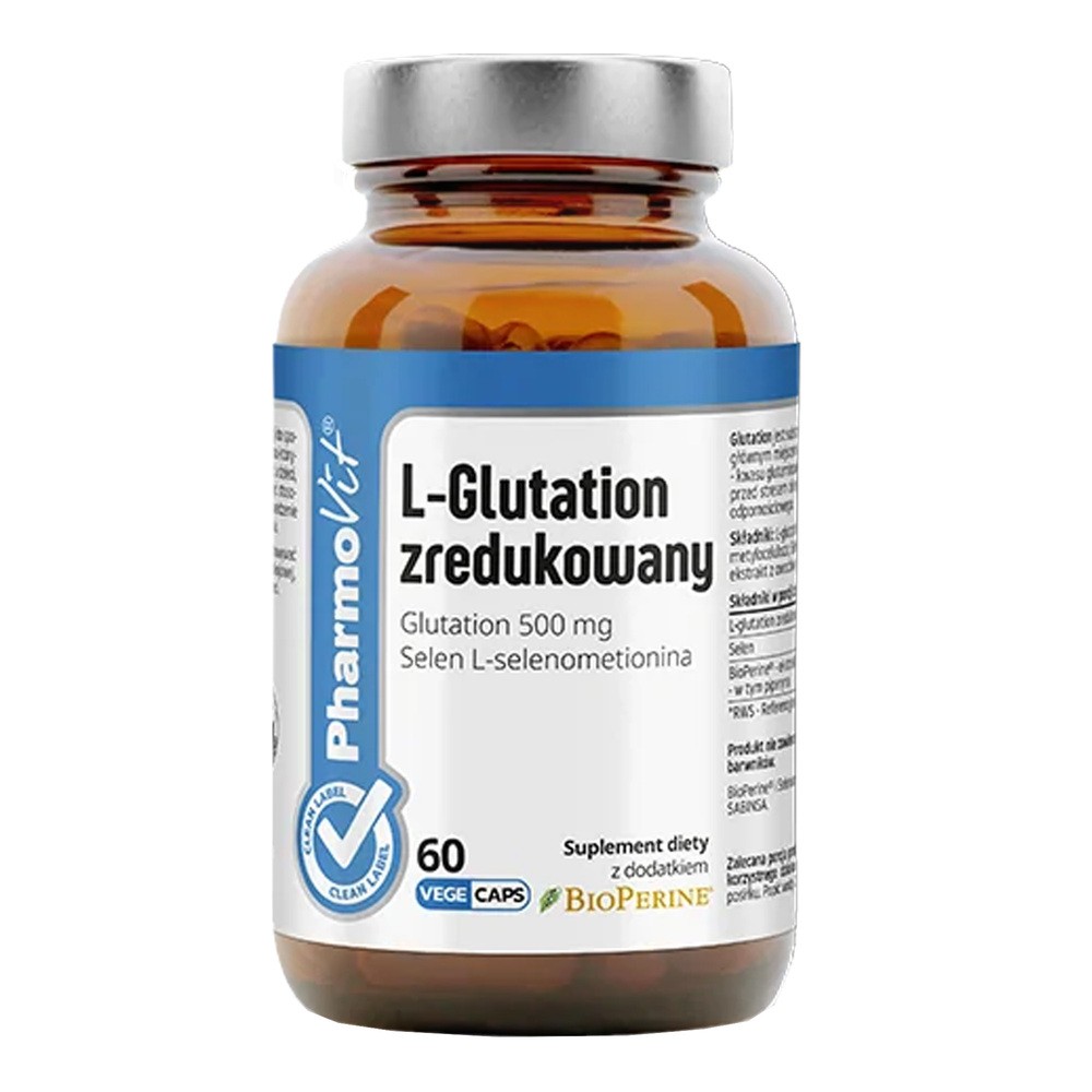 Pharmovit L-Glutation zredukowany suplement diety 60 kaps. - suplement