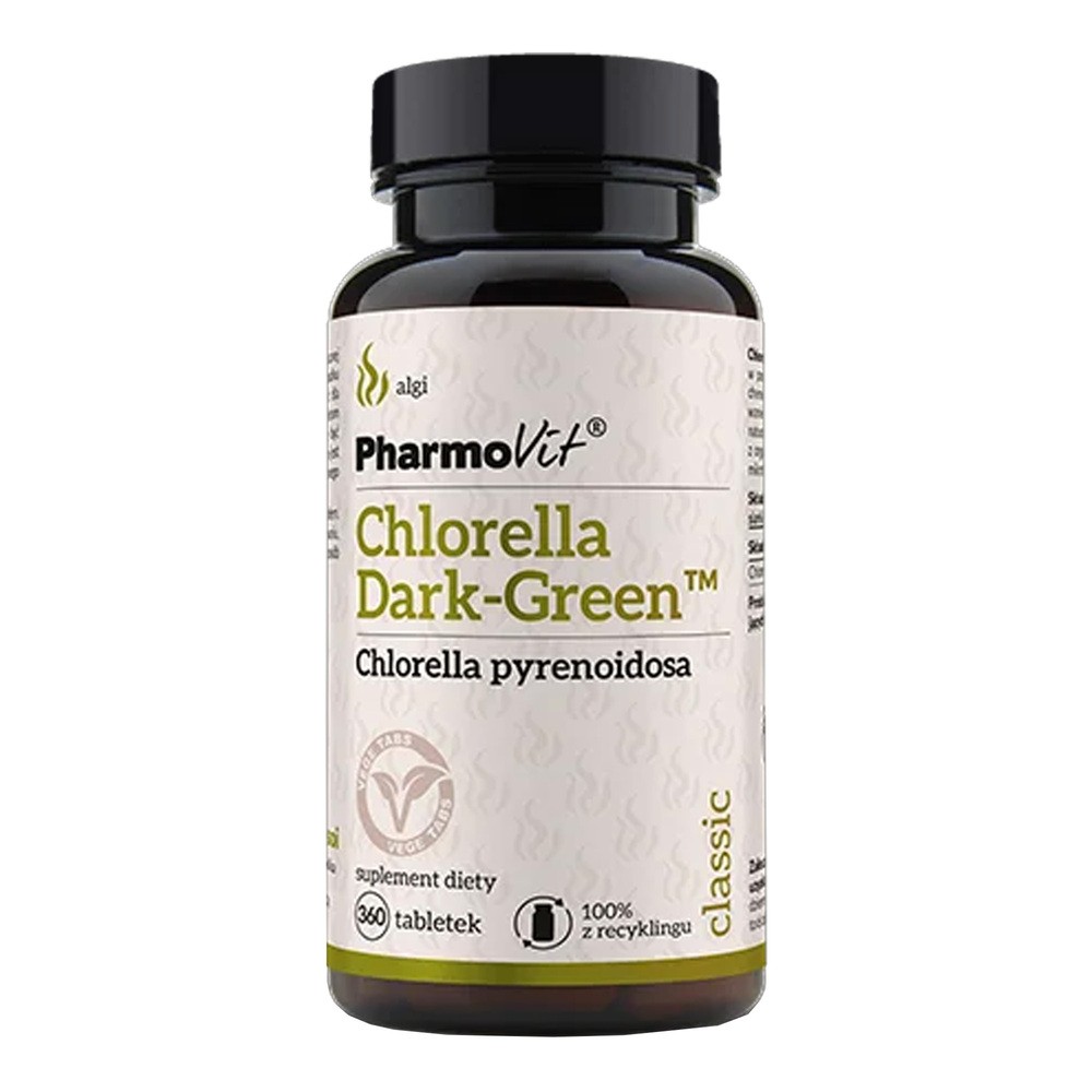 Pharmovit Chlorella dark-green Suplement diety 360 tab.
