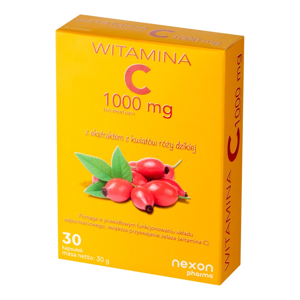 Nexon Pharma Witamina C 1000 mg, 30 kapsułek