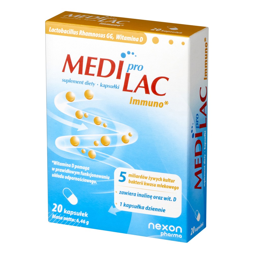 Nexon Pharma Mediprolac Immuno, 20 kapsułek